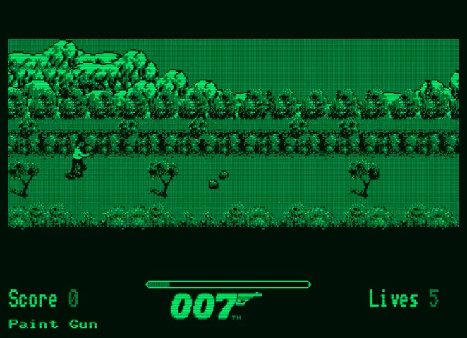 007 The Living Daylights, Amstrad PCW