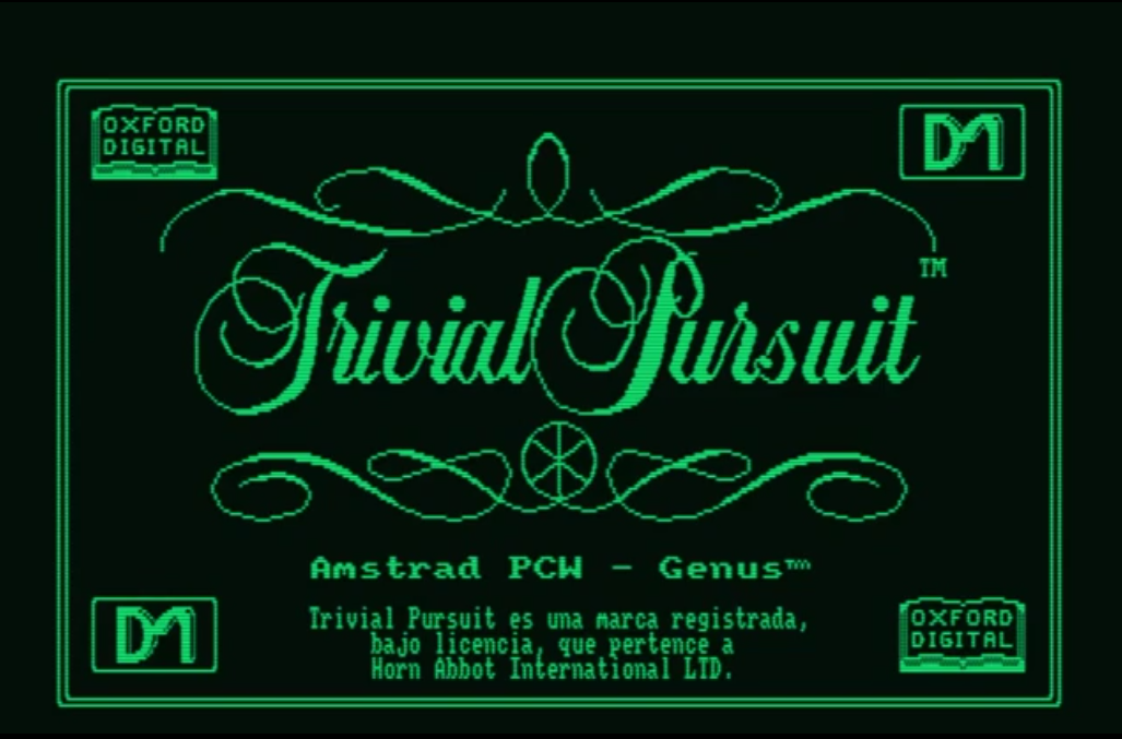 Trivial Pursuit, Amstrad PCW