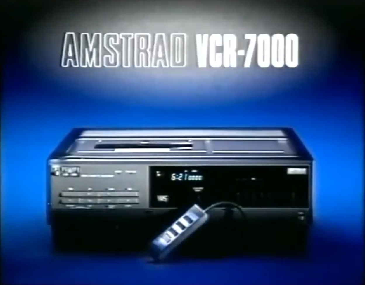 Amstrad advert 1983 (UK) VCR-7000